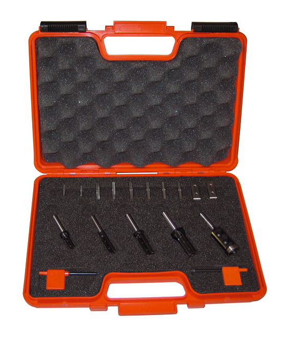 600.005.01 Estuche De Fresas De Cuchillas Reversibles De Corte Recto - CMT ORANGE TOOL