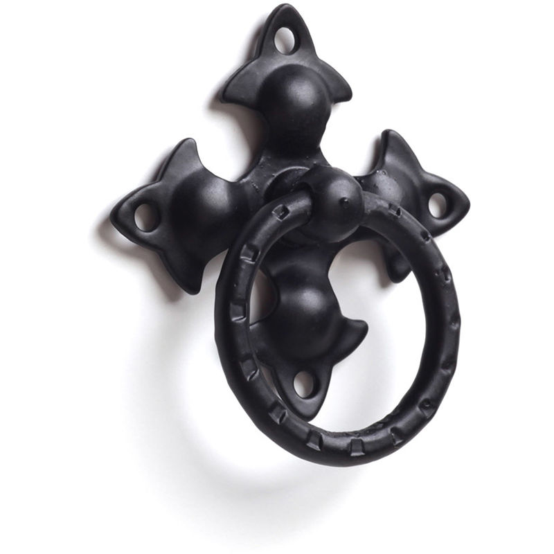 Anilla en acero con acabado negro forja, dimensiones: 57x63x15mm - talla - NIUBó