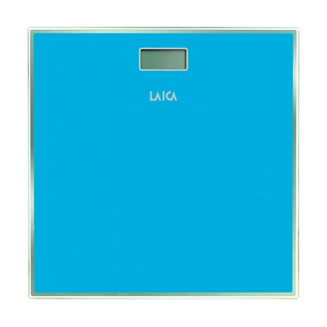 Báscula Digital De Baño Laica Ps1068b Lcd Azul