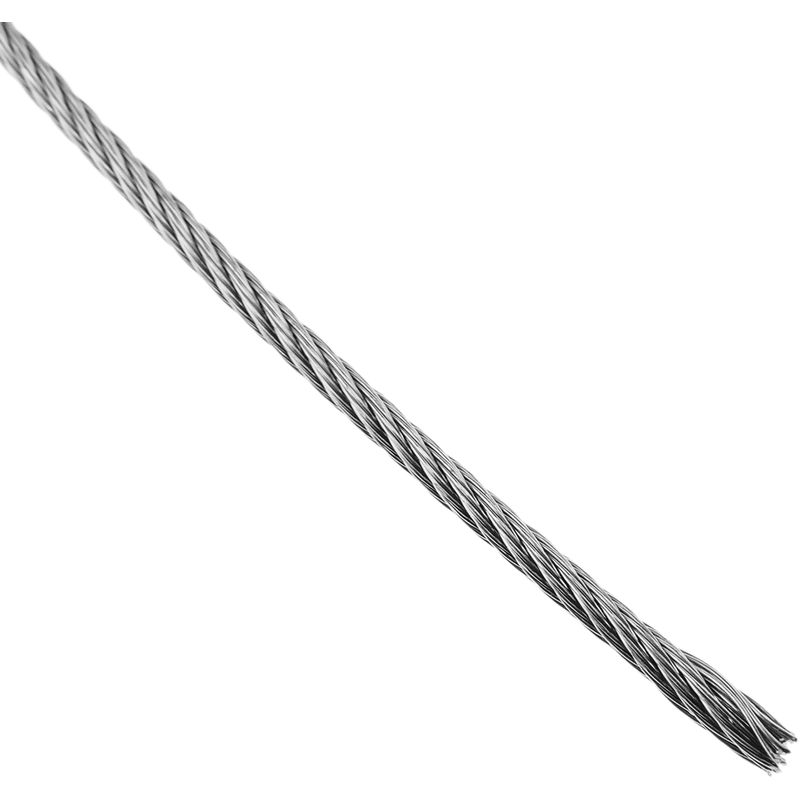 Cable de acero inoxidable de 1,5 mm en bobina de 25 m - Bematik