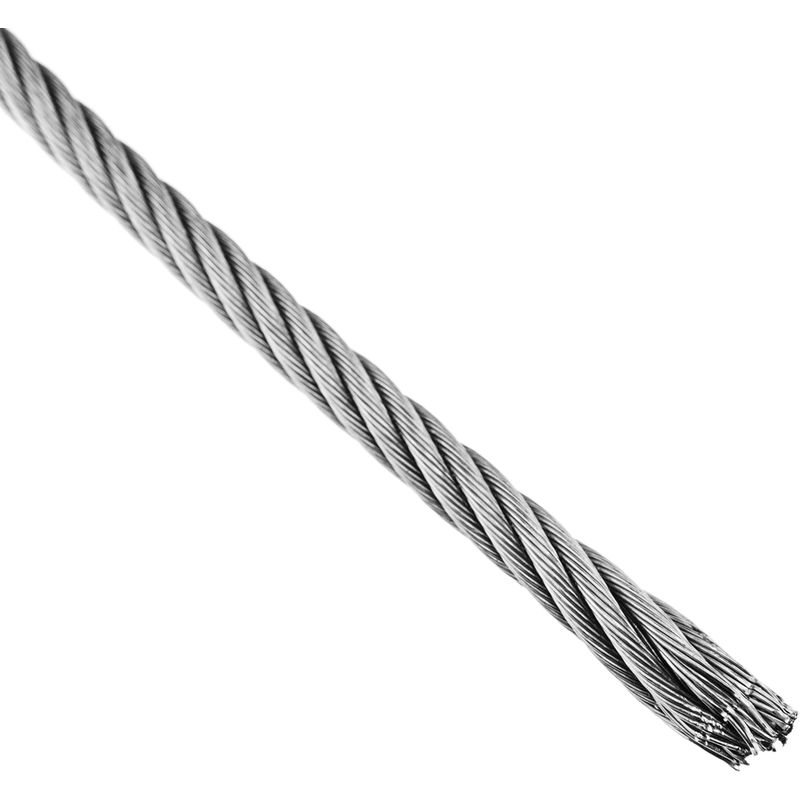 Cable de acero inoxidable de 6,0 mm en bobina de 25 m - Bematik
