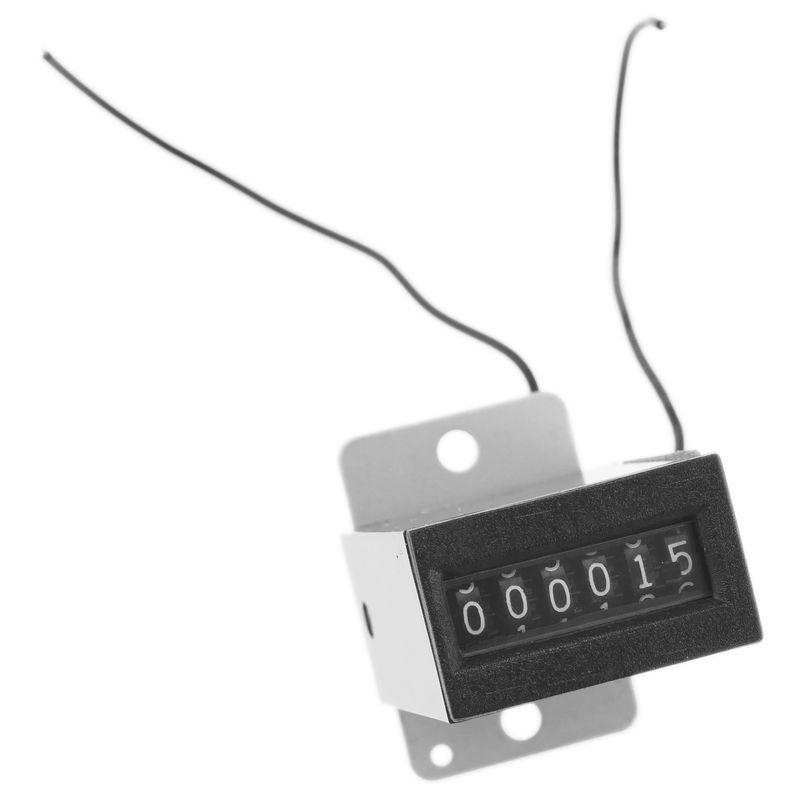 BeMatik - Contador de impulsos y eventos electromagnéticos de 6 dígitos con fijación