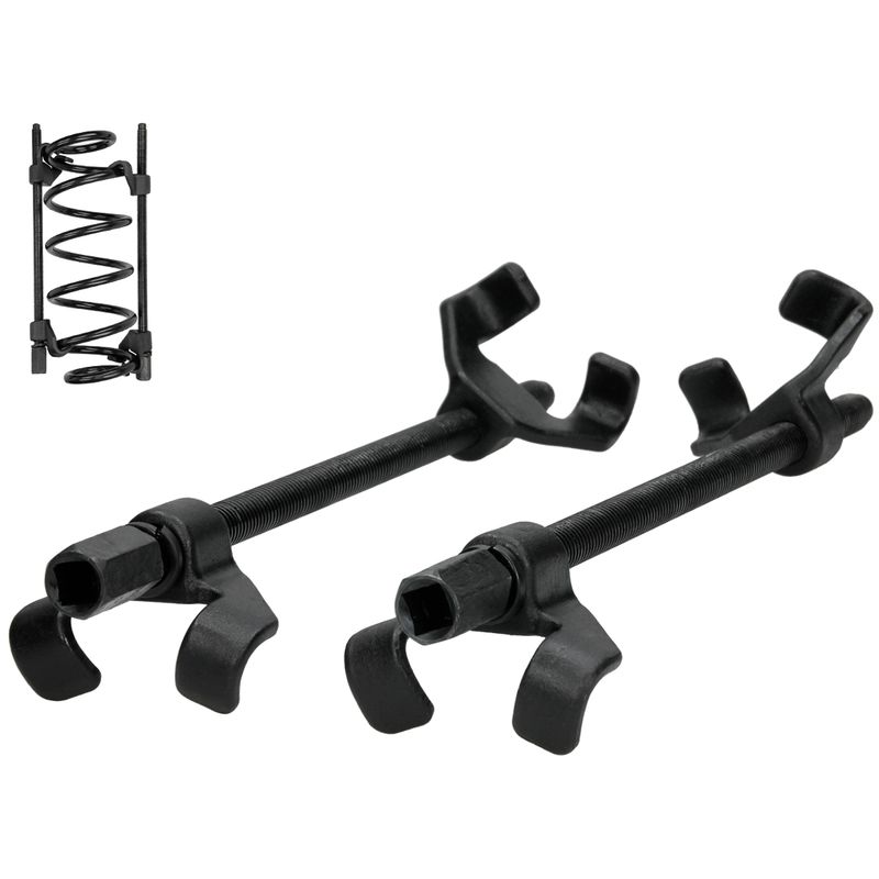 Compresor de muelles para amortiguadores 370 mm. comprimir suspensión vehículo - ECD GERMANY