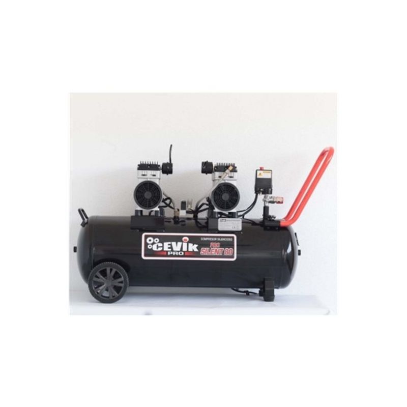 Cevik - Compresor Silencioso 80L. PRO80SILENT