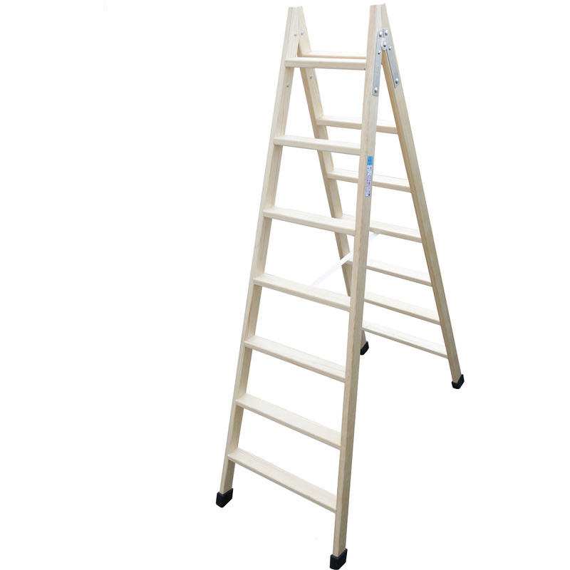 Escalera Madera Doble acceso 7 peldaños