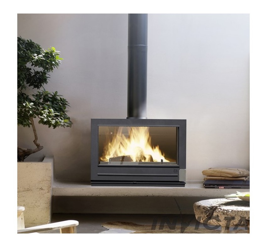 Estufa de leña en fundición PRESTON 14KW Invicta