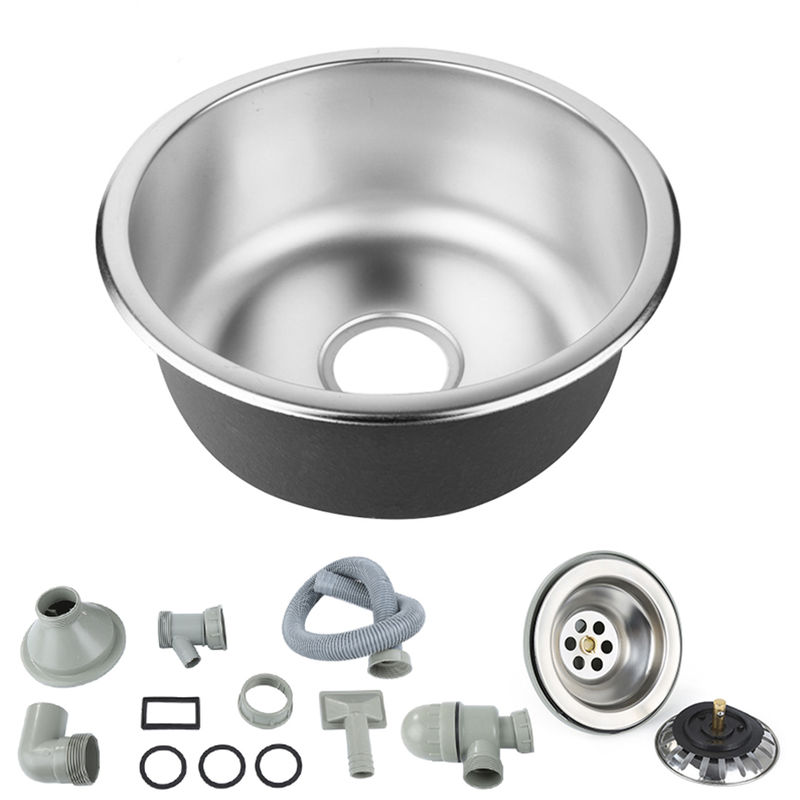 Fregadero de cocina De Un Seno inoxidable 41*41*20cm - OOBEST