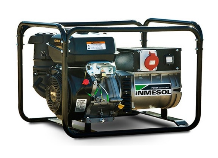 Generador eléctrico 7200w (9 kVA) 400-230v Trifásico Gasolina Grupo electrógeno INMESOL AK-900