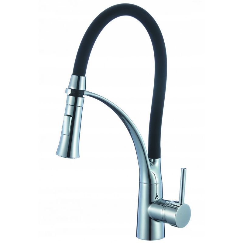 Grifo monomando delta caño negro - BRICOOMARKET