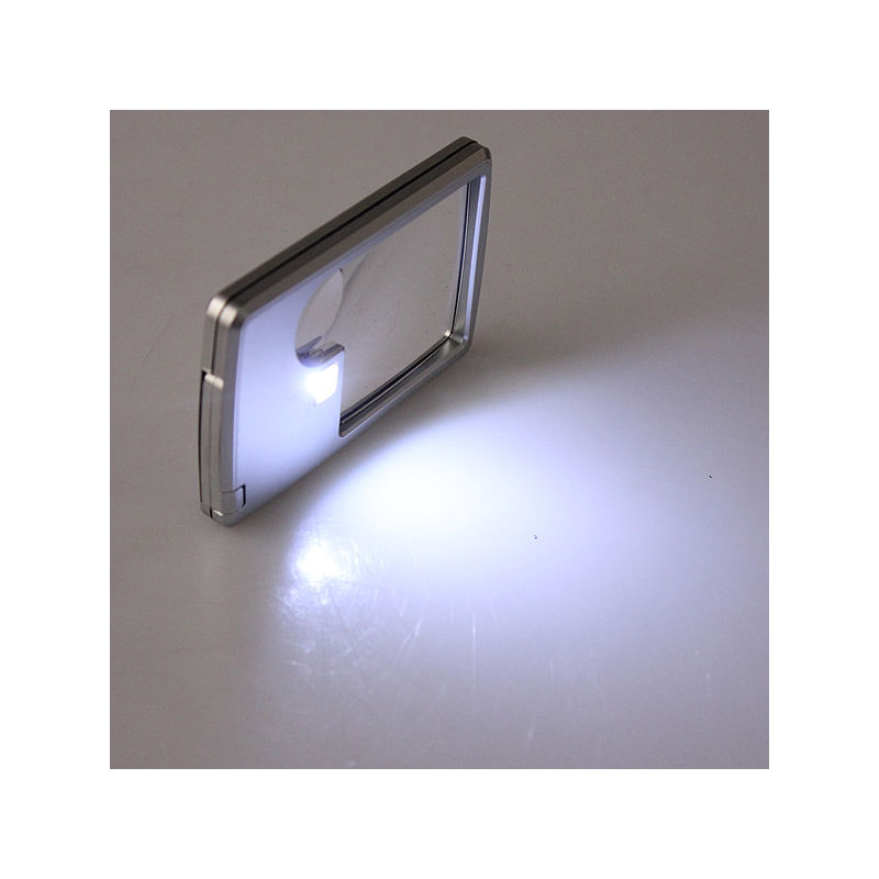 Lámpara de lupa LED 3X 6X Square Pr Repair Jeweler Watch Magnifier - TEMPSA