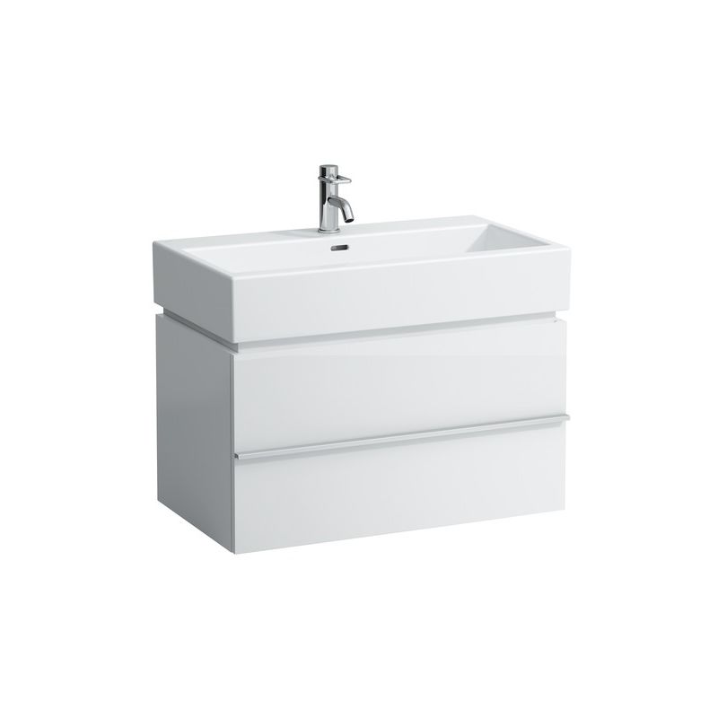 Mueble bajo lavabo Laufen, 1 cajón 455x790x455, apto para lavabo living city 817436, color: Blanco brillante - H4012410754751