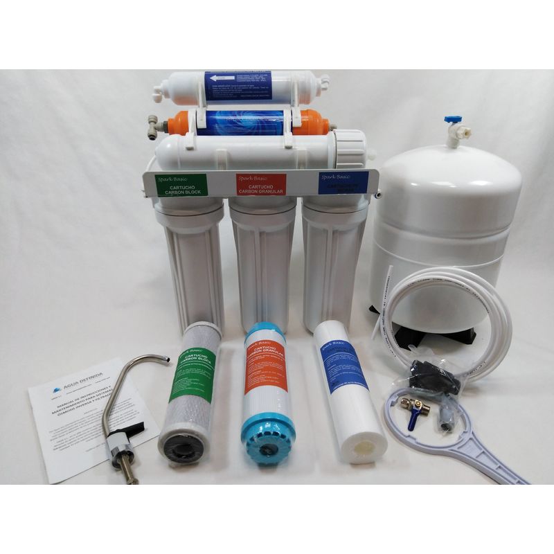 Osmosis inversa 6 etapas con filtro hidrogenizador - SPARK BASIC
