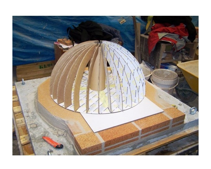 Pack económico metálico con palas para construcción de horno de leña 70 cm - HORNOSDELEñA.COM