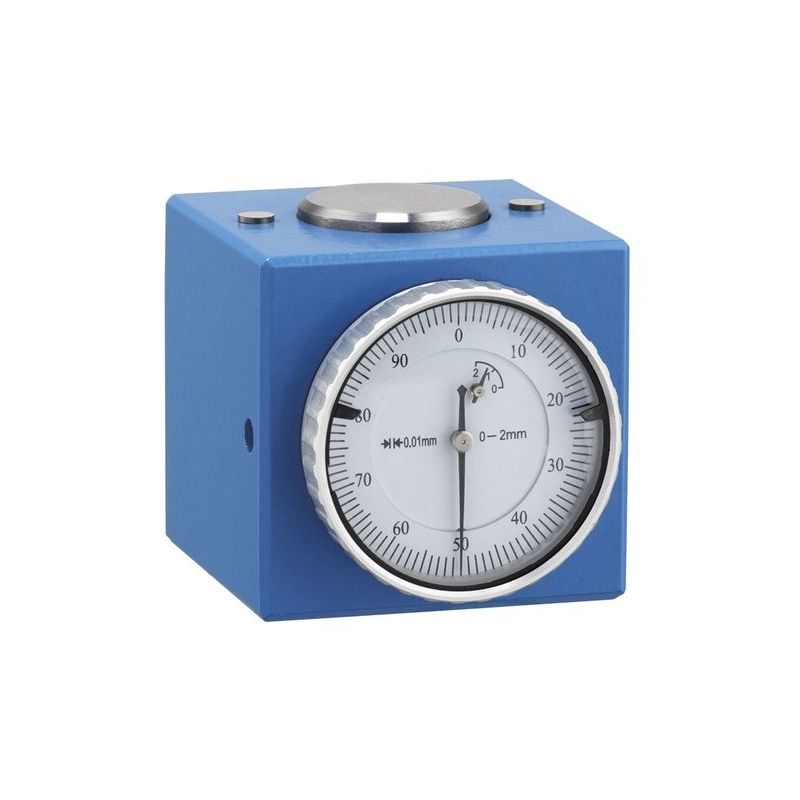 Palpador con reloj comparador y base magnética FERVI A020
