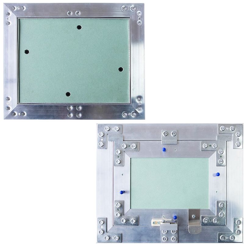 Panel de acceso 40x40CM de aluminio GK insertado en yeso Puerta de acceso Puerta de mantenimiento - MUCOLA