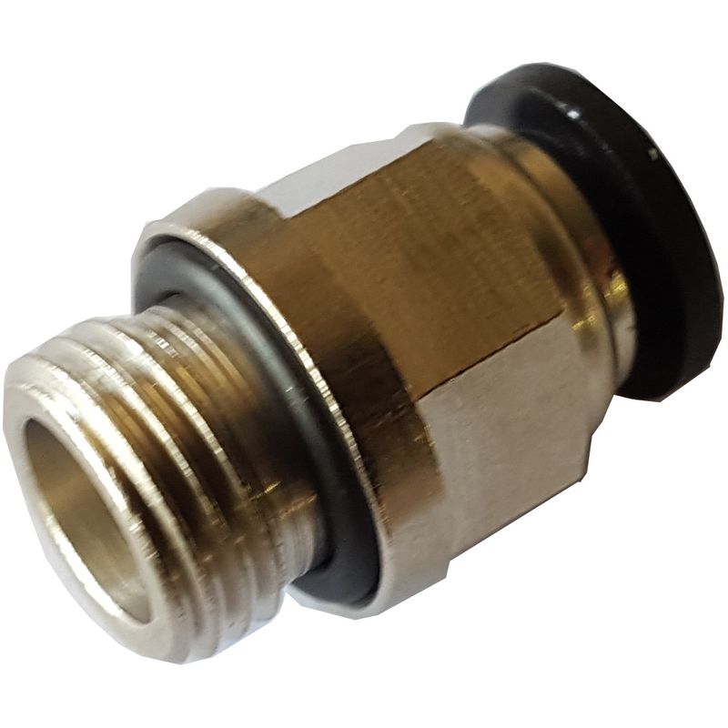 Racor recto automático 3/8 tubo Ø12mm - GENERICO-AIR