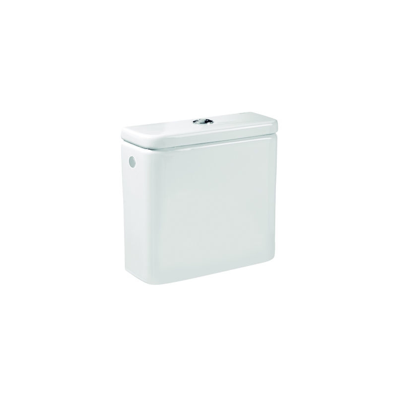 ROCA Cisterna de doble descarga 4,5/3L para inodoro - Serie Dama, Color Blanco
