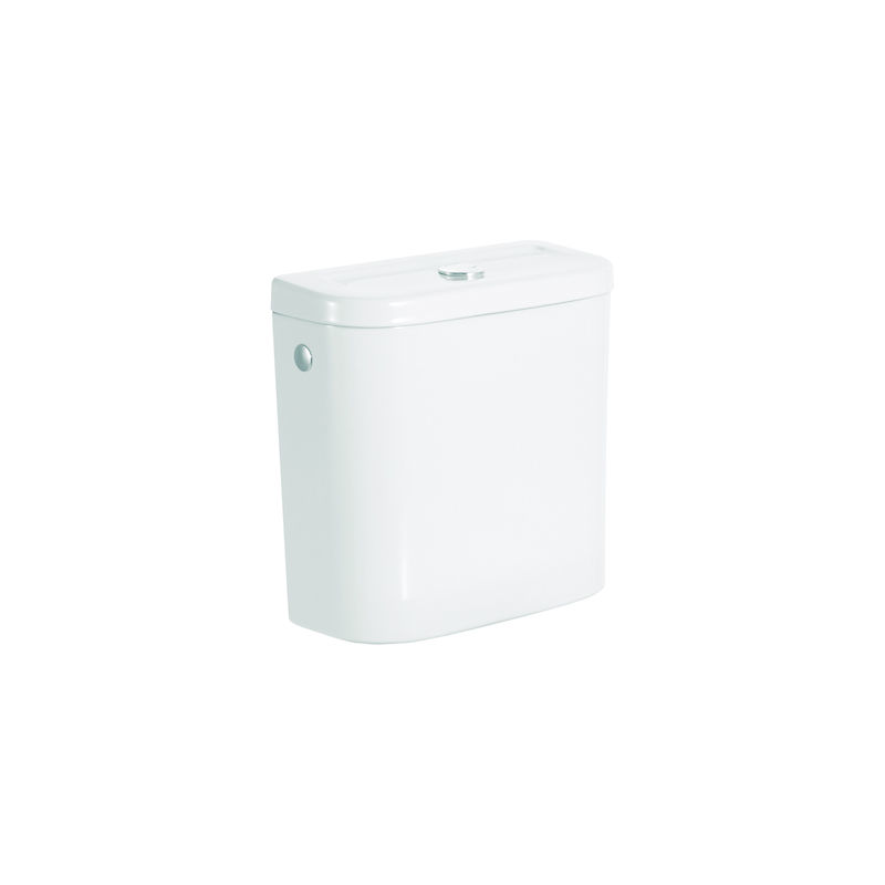 ROCA Cisterna de doble descarga 6/3L con alimentación lateral para inodoro - Serie Access , Color Blanco