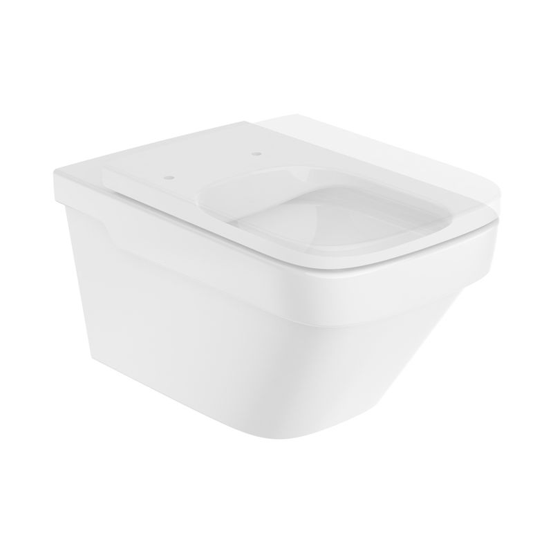 Taza Rimless suspendida - Dama-N Tanque, tapa y asiento no incluido. - Roca