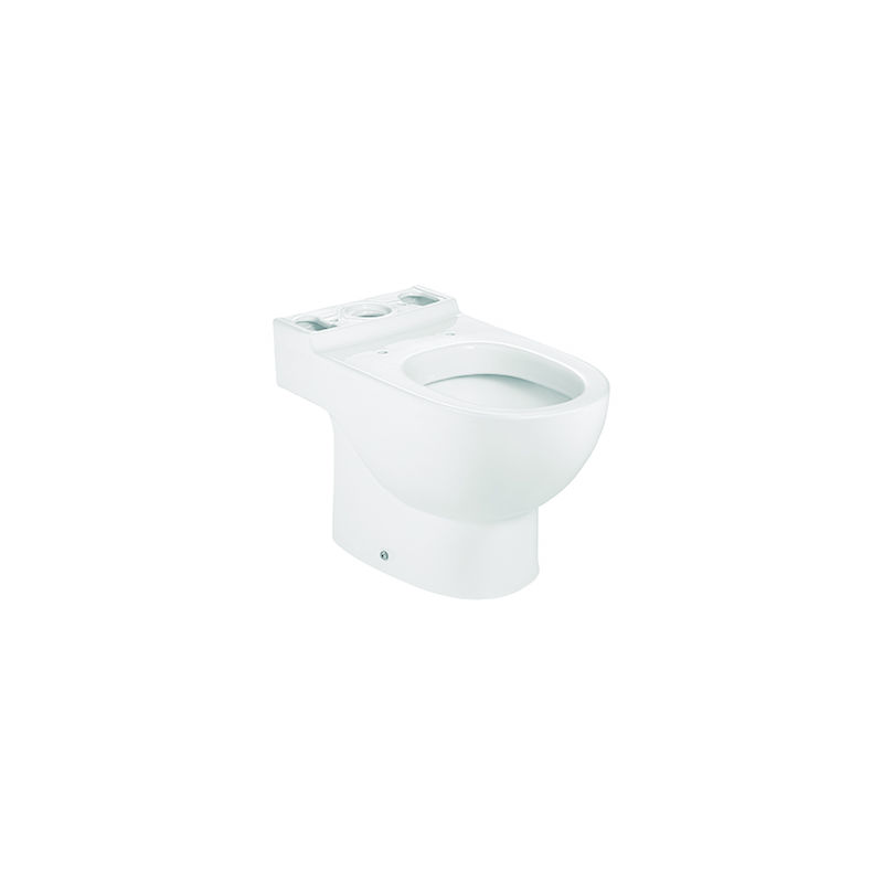 ROCA Taza para inodoro de porcelana con salida dual - Serie Meridian , Color Blanco