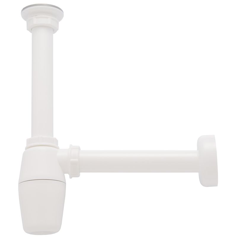 Sifón de plástico para lavabo, desagüe de lavabo Sifon 6/4 '' 40mm - BADPLAATS