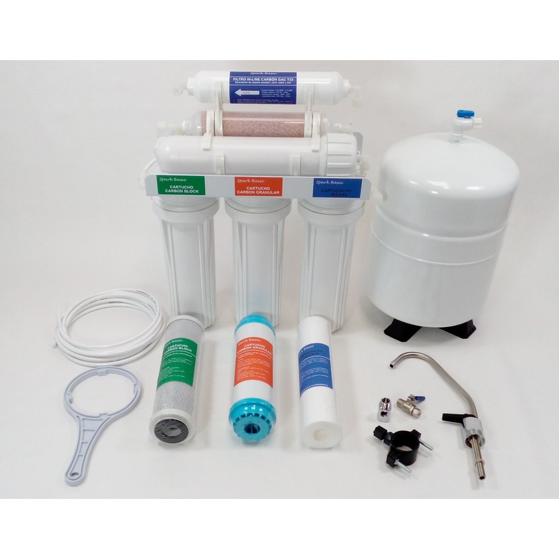 Spark Basic - Osmosis inversa 6 etapas con filtro mineralizador