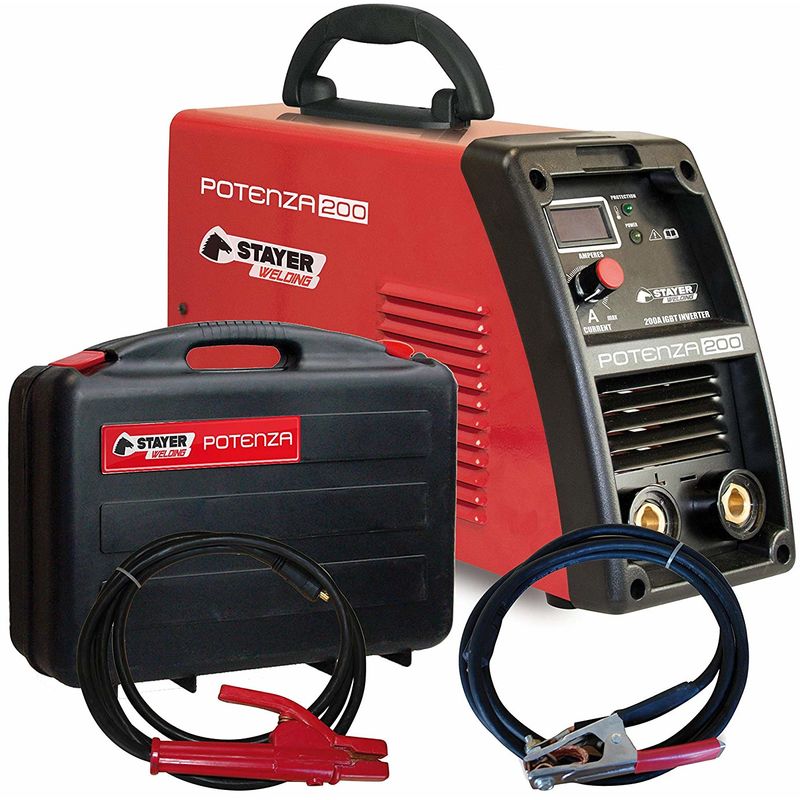 Stayer Welding - Potenza 200 Inverter Mma Soldadura Por Electrodo Potenza 60% 200A 5Mm 6Kg Kva6 - STAYER IBERICA