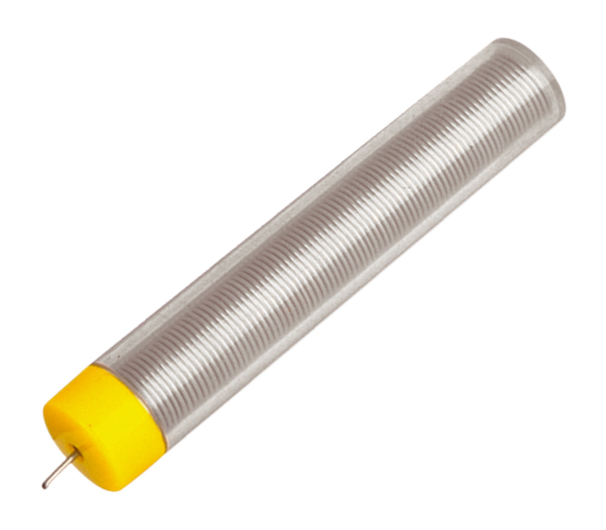 8 gr. de estaño en tubo de plástico transparente (Electro DH 04.049.72/SB)