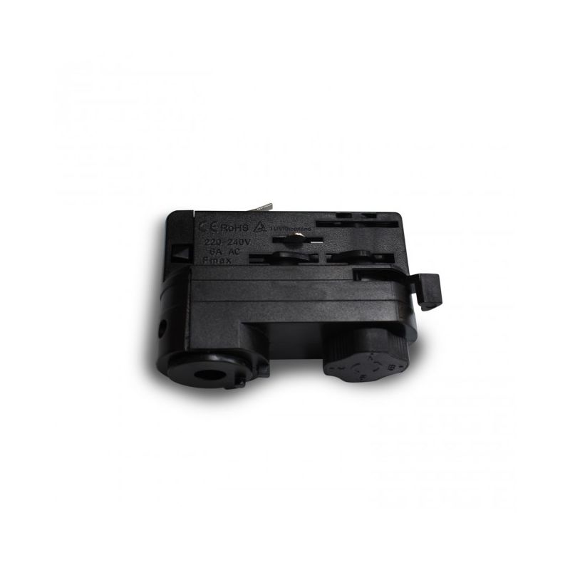 Adaptador Trifásico para Foco de carril color negro - LUZCONLED