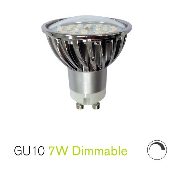 Bombilla led 7W GU10 (dimmable)
