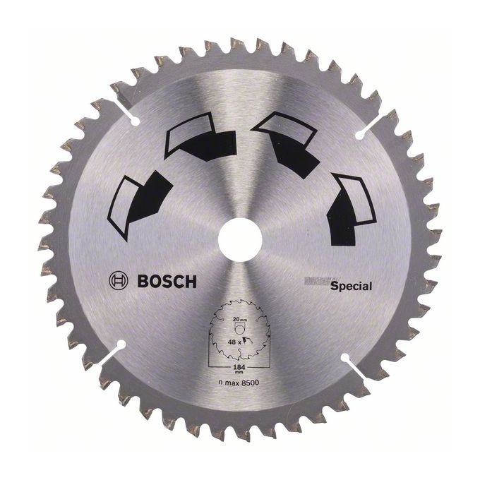 Bosch - Disco multimaterial para sierra circular 184 x 16 mm 48 dientes