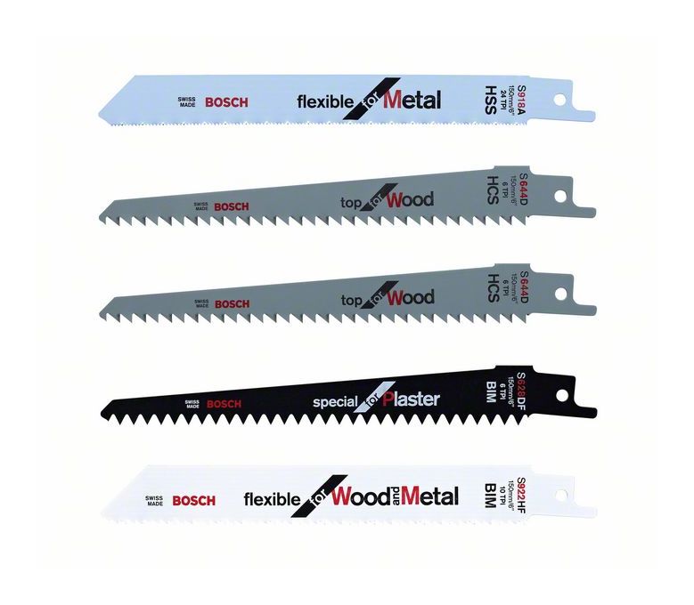 Bosch - Hojas de sierra reemplazables KEO 5 Blade Set