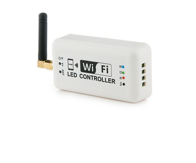 Controlador RGB Wifi 3 Canales X 4A 12/24VDC 144/288W (TB-WIFI-MINI) - GREENICE