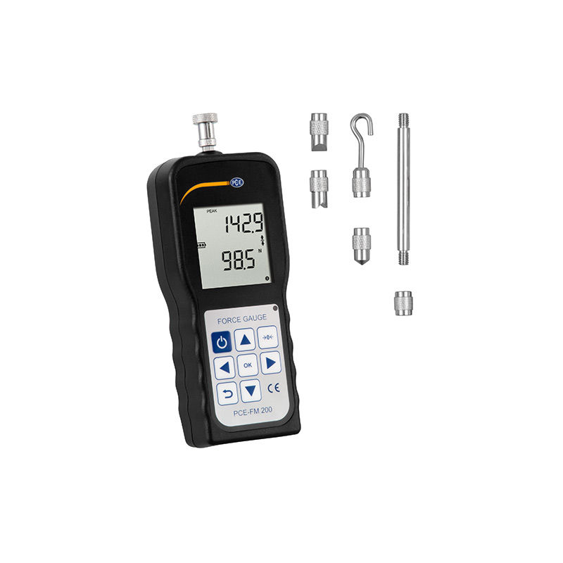 Dinamómetro para mediciones de tracción y compresión hasta 200N - PCE INSTRUMENTS