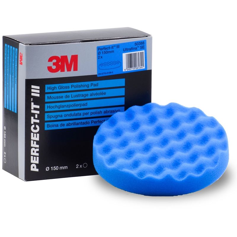 Esponja Abrillantar Azul Perfect-it III 150 mm  1 caja (2 uds.) - 3M