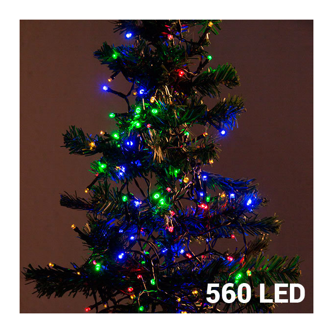 Luces De Navidad Multicolor (560 Led) - CHRISTMAS PLANET