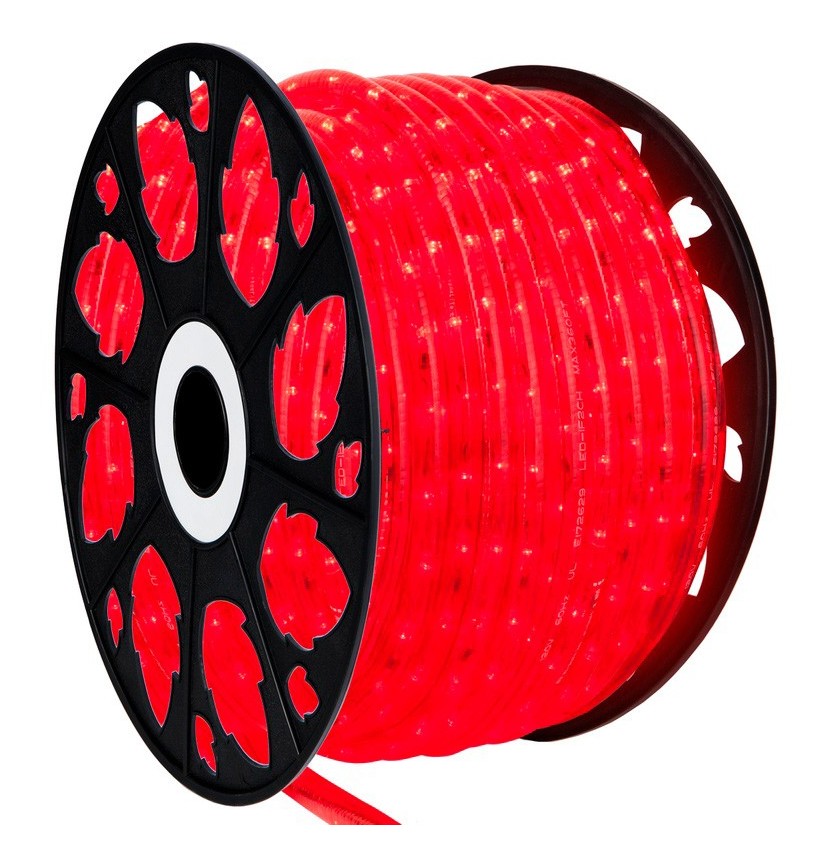 Manguera LED tubular 3W/M 230V IP65 (venta por metros) Rojo - BARCELONA LED