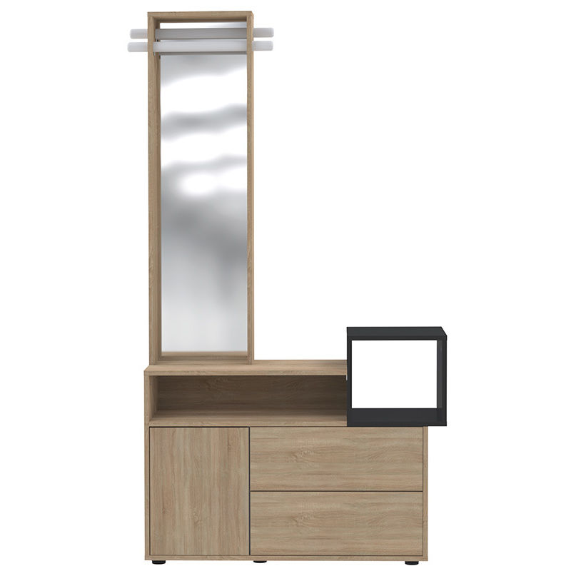 Mueble de entrada con espejo y almacenaje KOLN - MILIBOO