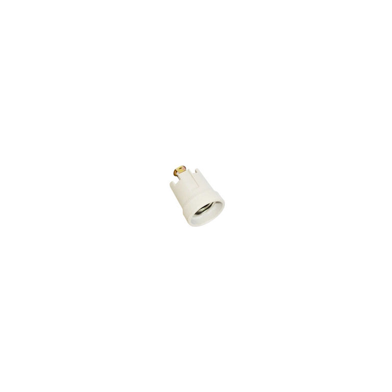 Portalámparas cerámico E-27 de 4A-250V . Con soporte M10 12.064 8430552104611 - Electro Dh