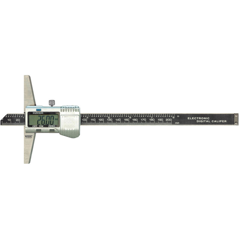 228251 - Calibre de profundidad electrónico-digital DIN 862 - Capacidad 150 mm - Vogel