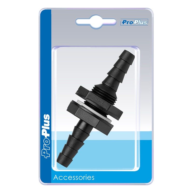 Water tank adaptor with connector straight 1/2 10x12mm in blister - BRICOOMARKET