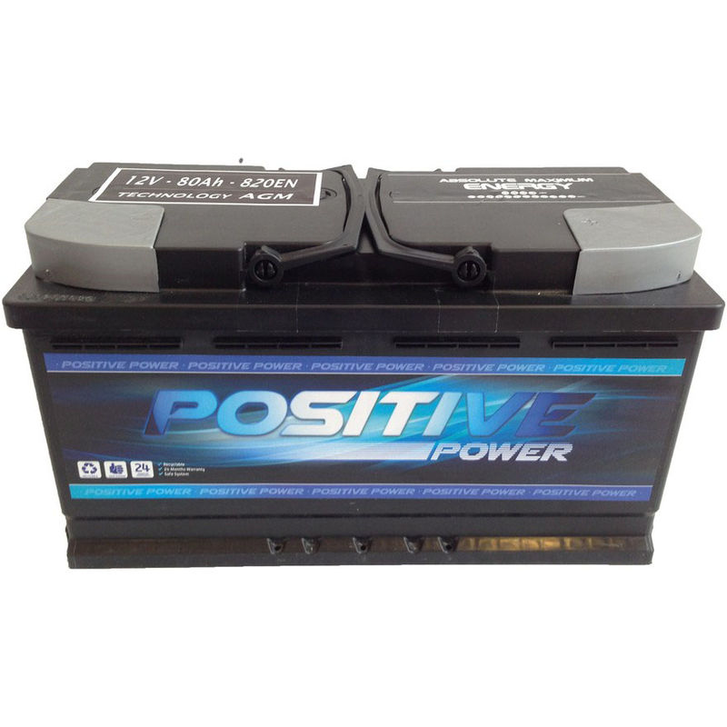 Batería de Coche 80 Ah AGM Power START/STOP - Positive