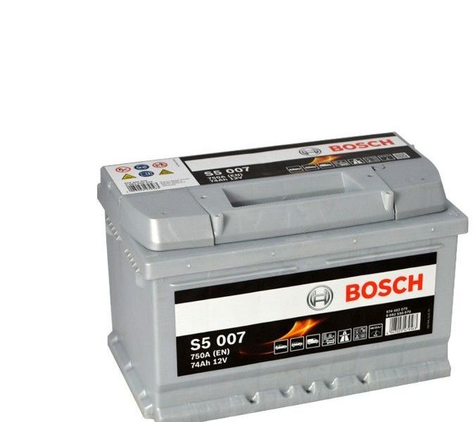 Bosch - Batería de Coche 74Ah 750A EN S5007 borne + dcha