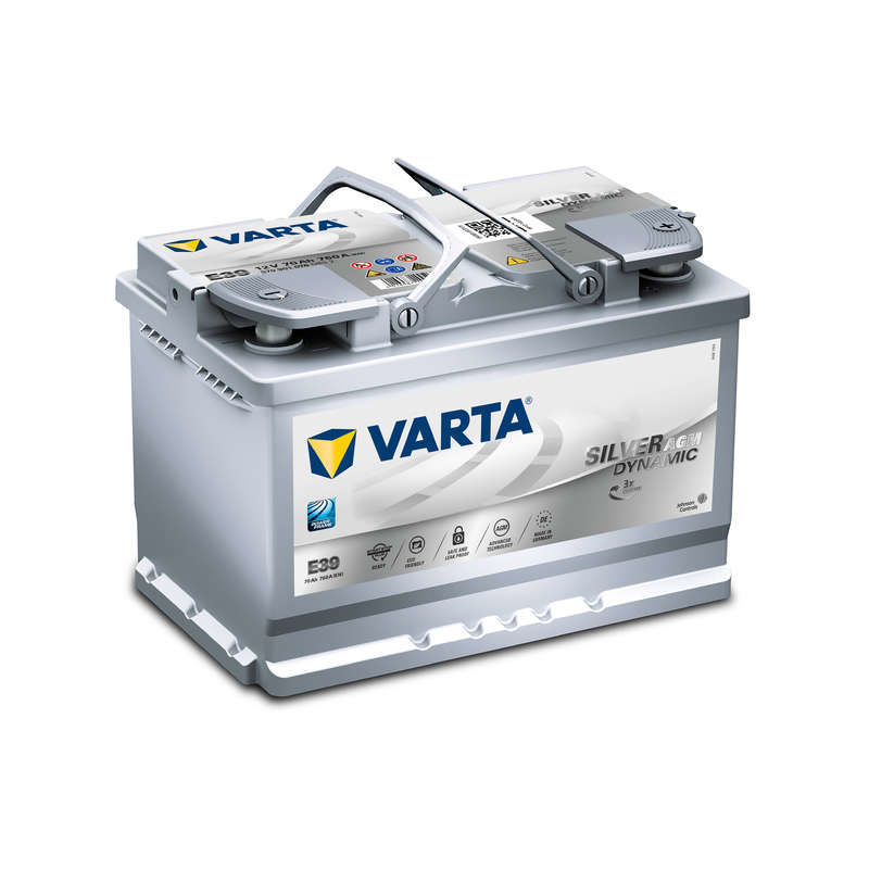 Batería para coche Varta Start-Stop E39 12V 70Ah 760A EN borne + DCHA