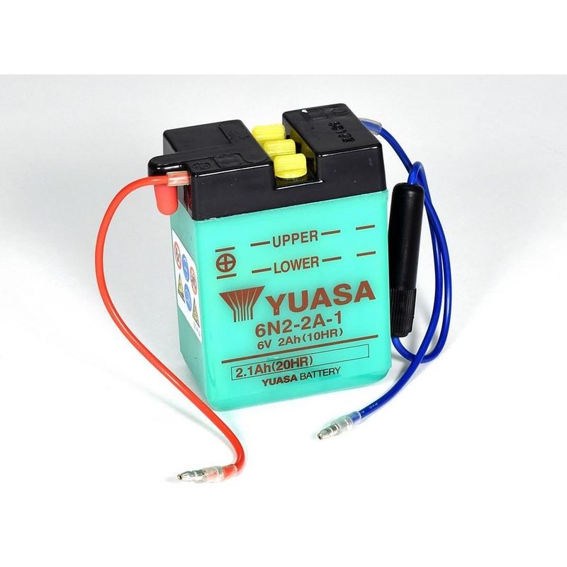 Batería para moto Yuasa 6N2-2A-1 // 6V 2Ah