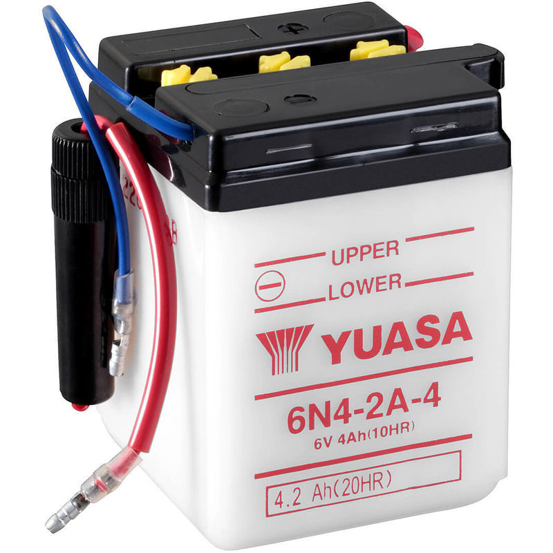 Batería para moto Yuasa 6N2-2A-4 // 6V 2Ah