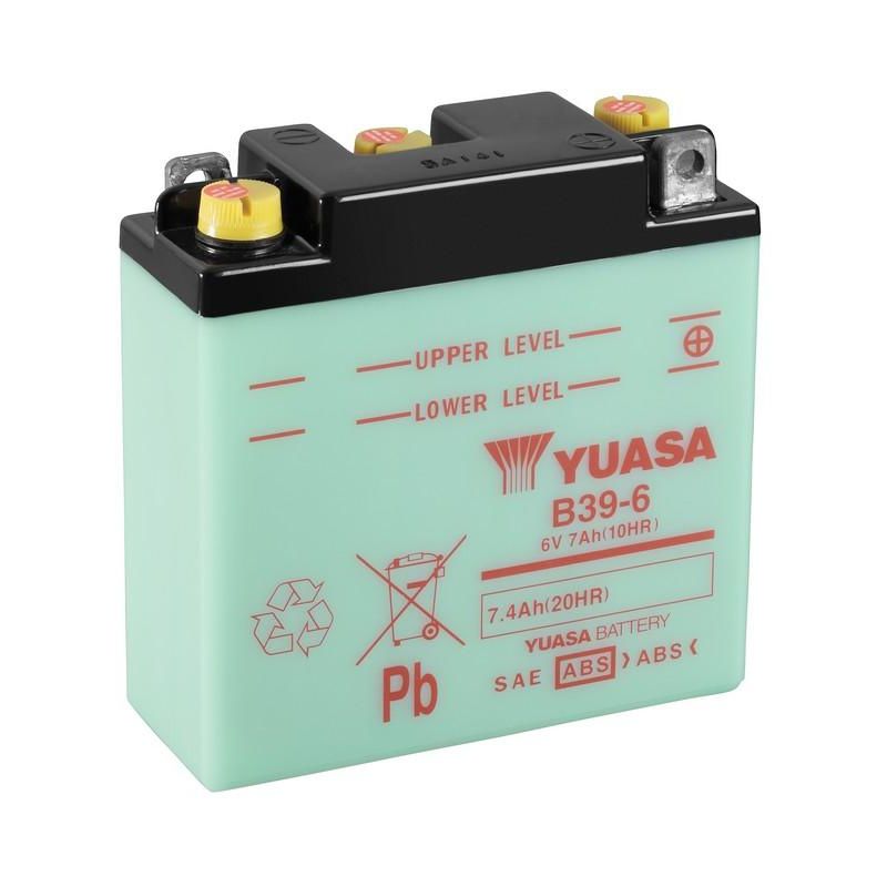 Batería para moto Yuasa B39-6 // 6V 7Ah