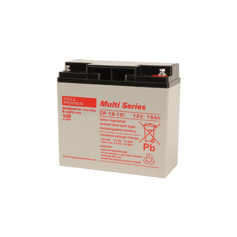 Batería para SAI, juguetes o alarmas CP 12V 18Ah - CELLPOWER