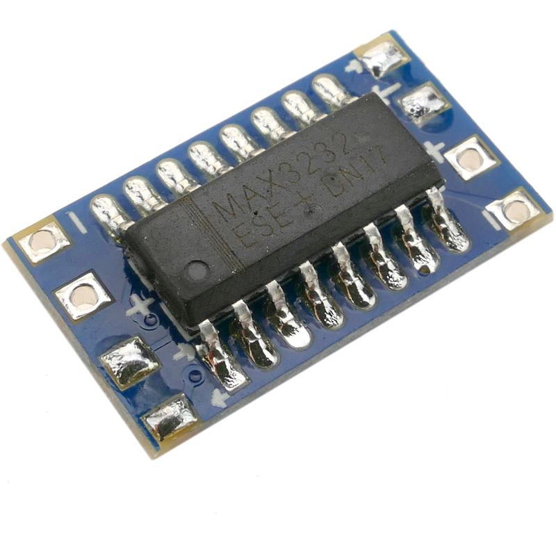 BeMatik - Conversor electrónico serie RS232 a TTL. Módulo MAX3232 DW-1028