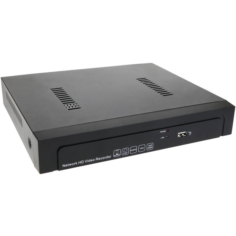 BeMatik - NVR Network Video Recorder para vídeo vigilancia CCTV de 4 canales 720p 960p 1080p